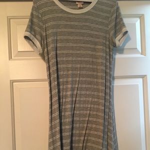 Striped T-Shirt Dress